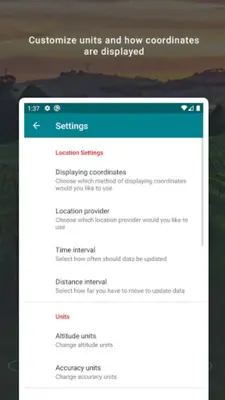 My GPS Coordinates android App screenshot 9