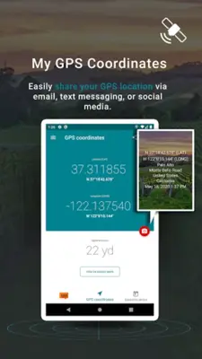 My GPS Coordinates android App screenshot 11