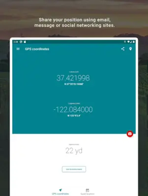 My GPS Coordinates android App screenshot 5