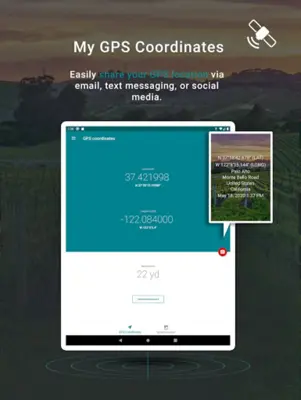 My GPS Coordinates android App screenshot 6